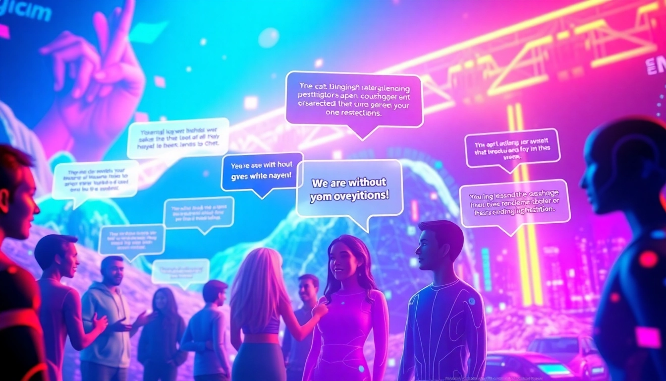 Engage in lively conversations with character ai no filter in a vibrant digital chat interface.