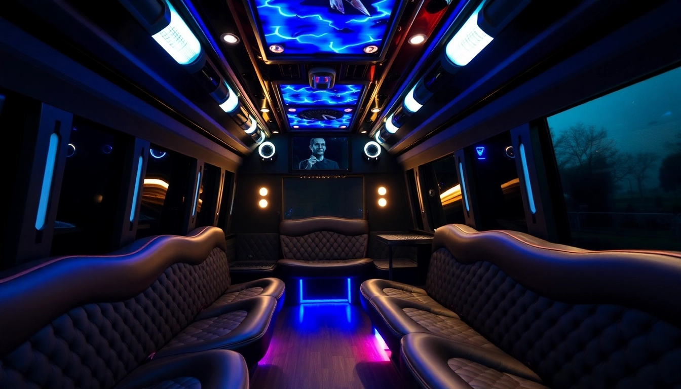 Experience the luxury of an Atlanta party bus with plush interiors and premium entertainment options.
