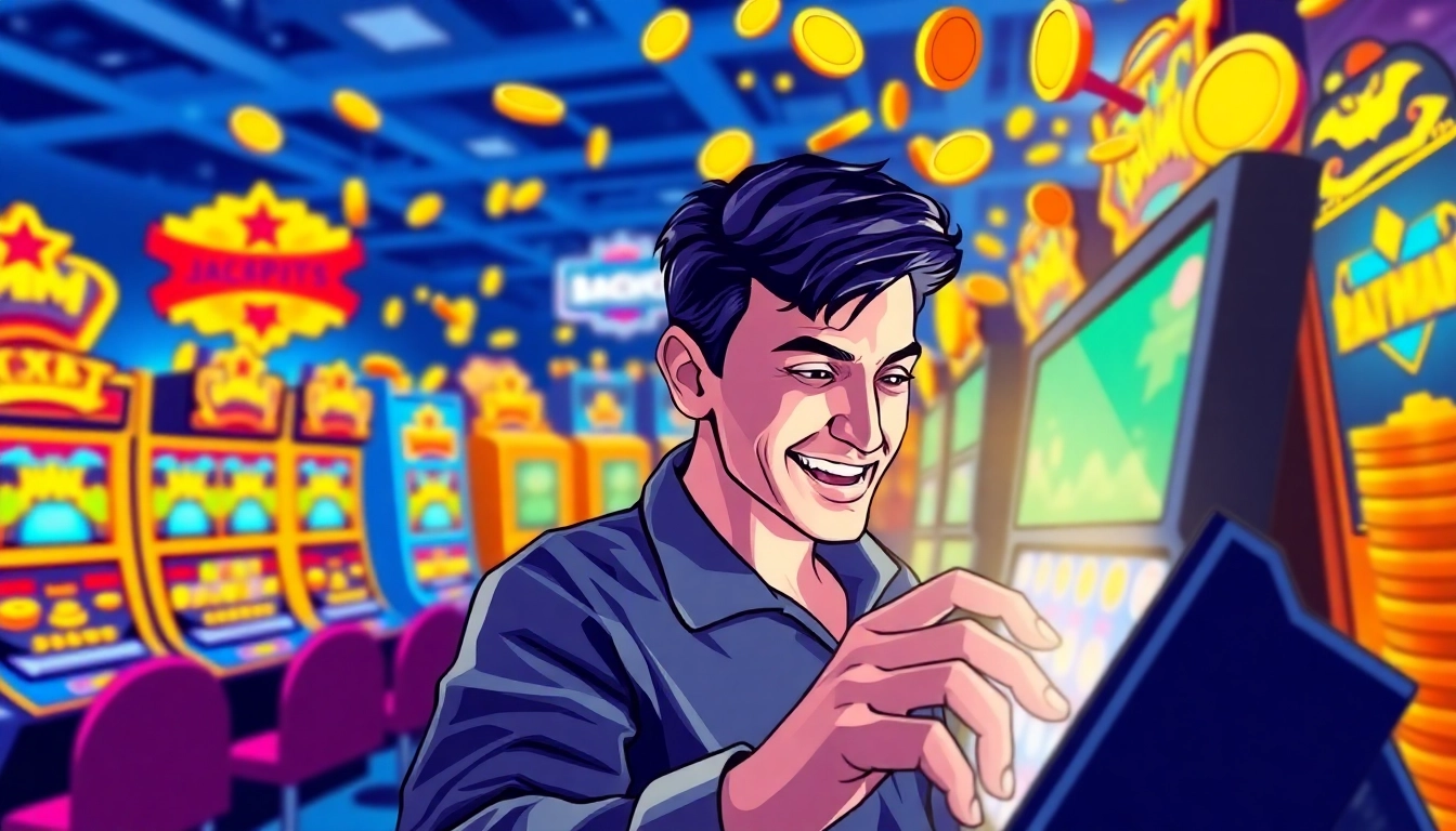 Menangkan hadiah di situs slot batman138 dengan mesin slot penuh warna dan suasana ceria.
